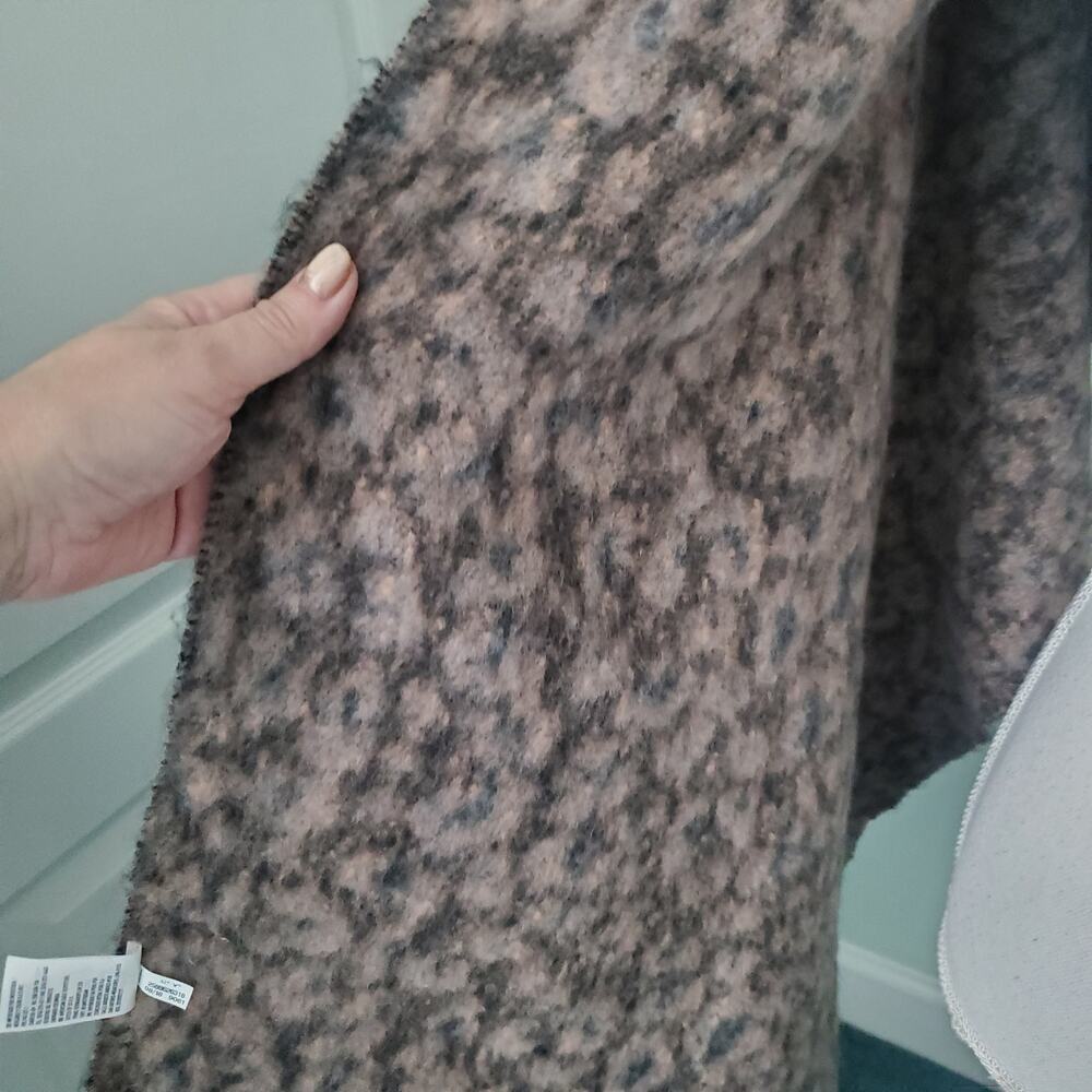 American Eagle Leopard Print Double Side Shawl Sc… - image 2